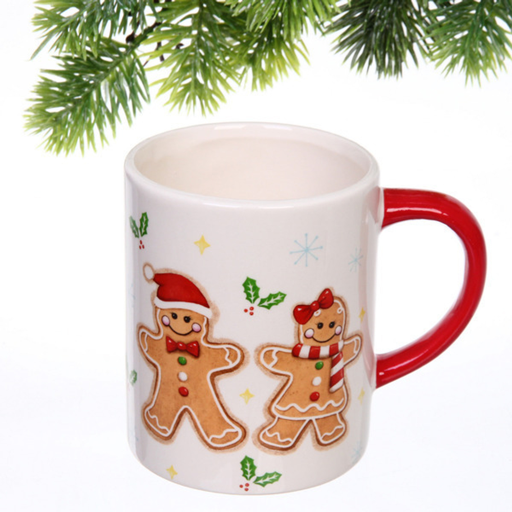 Кружка керамическая 500мл «Пряничные человечки»