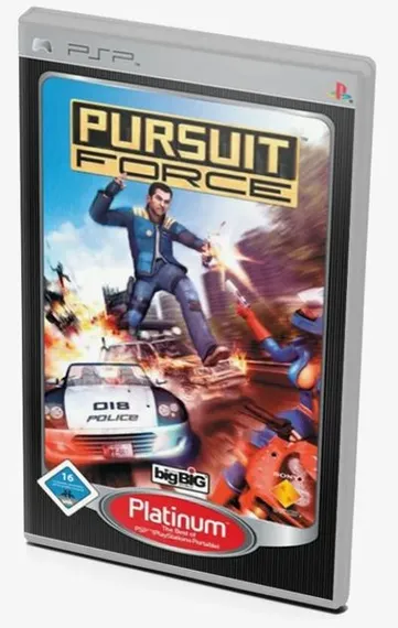 PSP Platinum Pursuit Force (Б/У, Английская версия, UCES-00019)