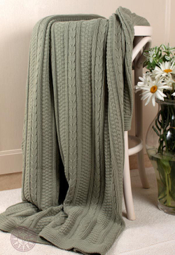 Плед 150х200 Luxberry Imperio 10 английский зеленый Португалия