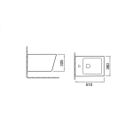 Биде подвесное VB1-12, цвет белый