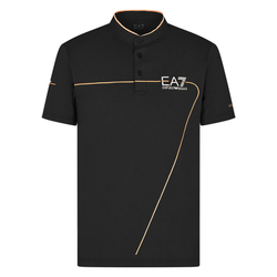 Мужское теннисное поло EA7 Man Jersey Jumper - black