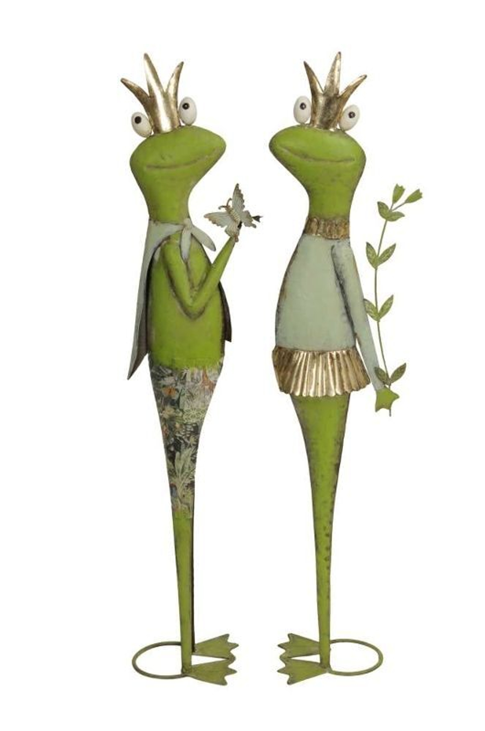 Декор "Лягушка" в ассортименте 16x12x72см/17x12x72см Металл