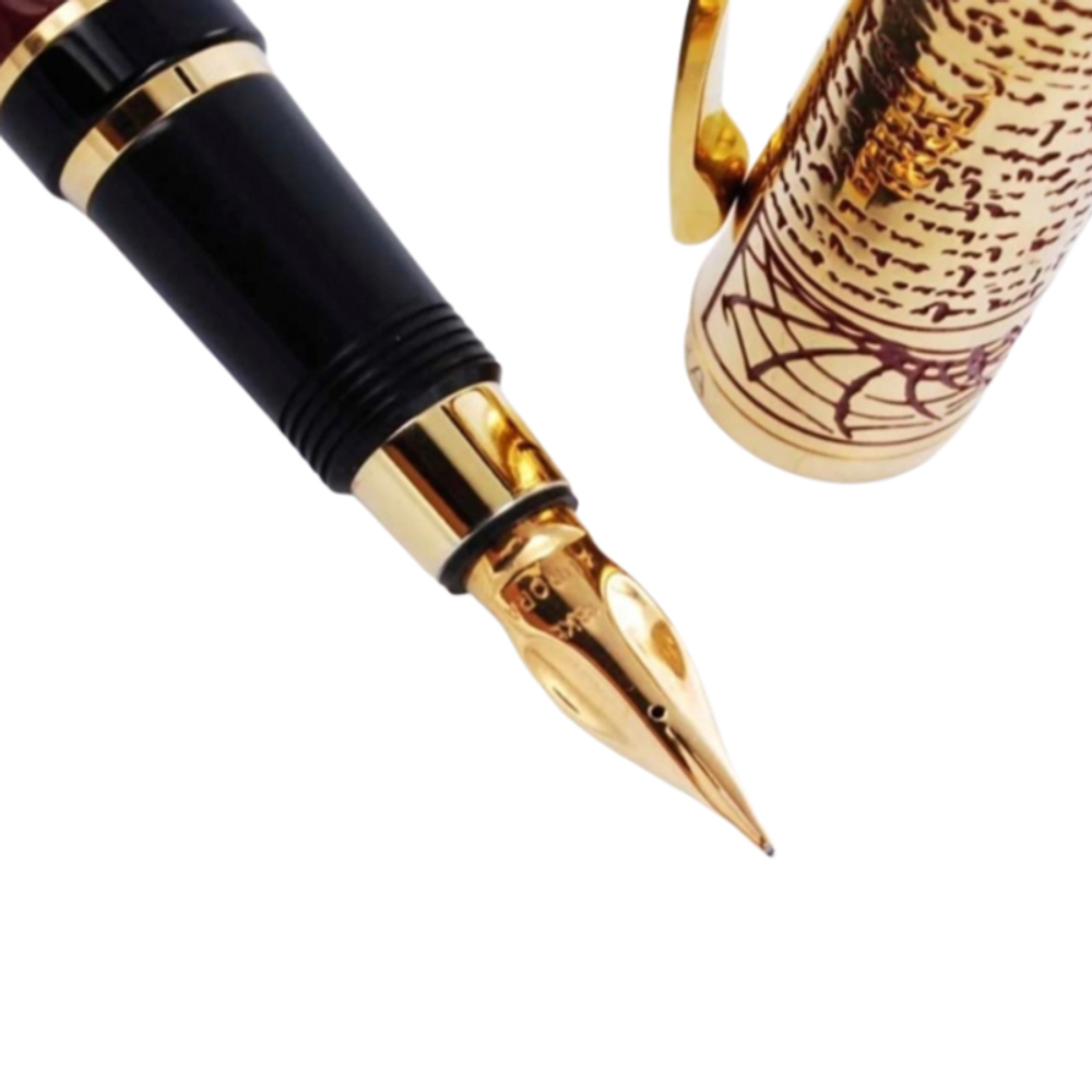 Перьевая ручка Aurora Leonardo da Vinci Limited Editions Gold Plated, перо — F, в подарочной коробке