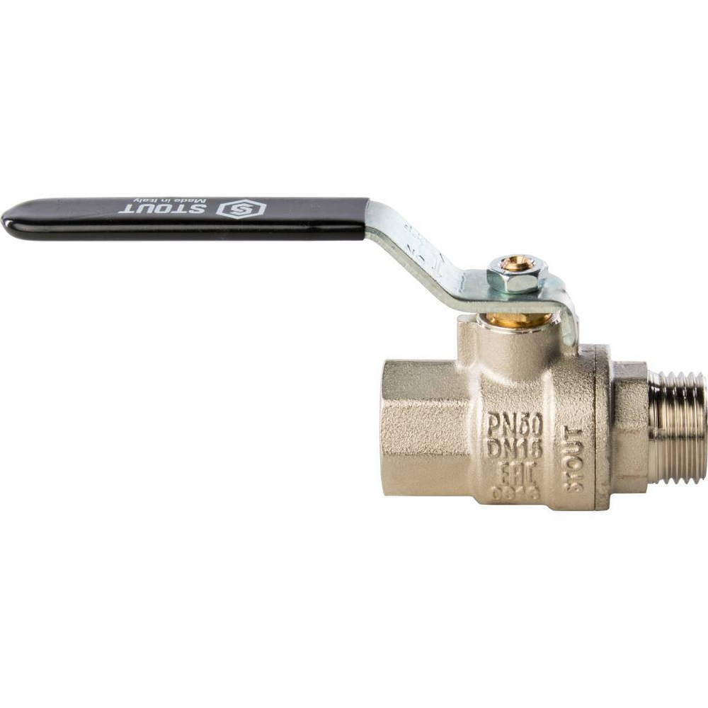 Кран шаровой муфта/резьба полнопроходной (рычаг) 15