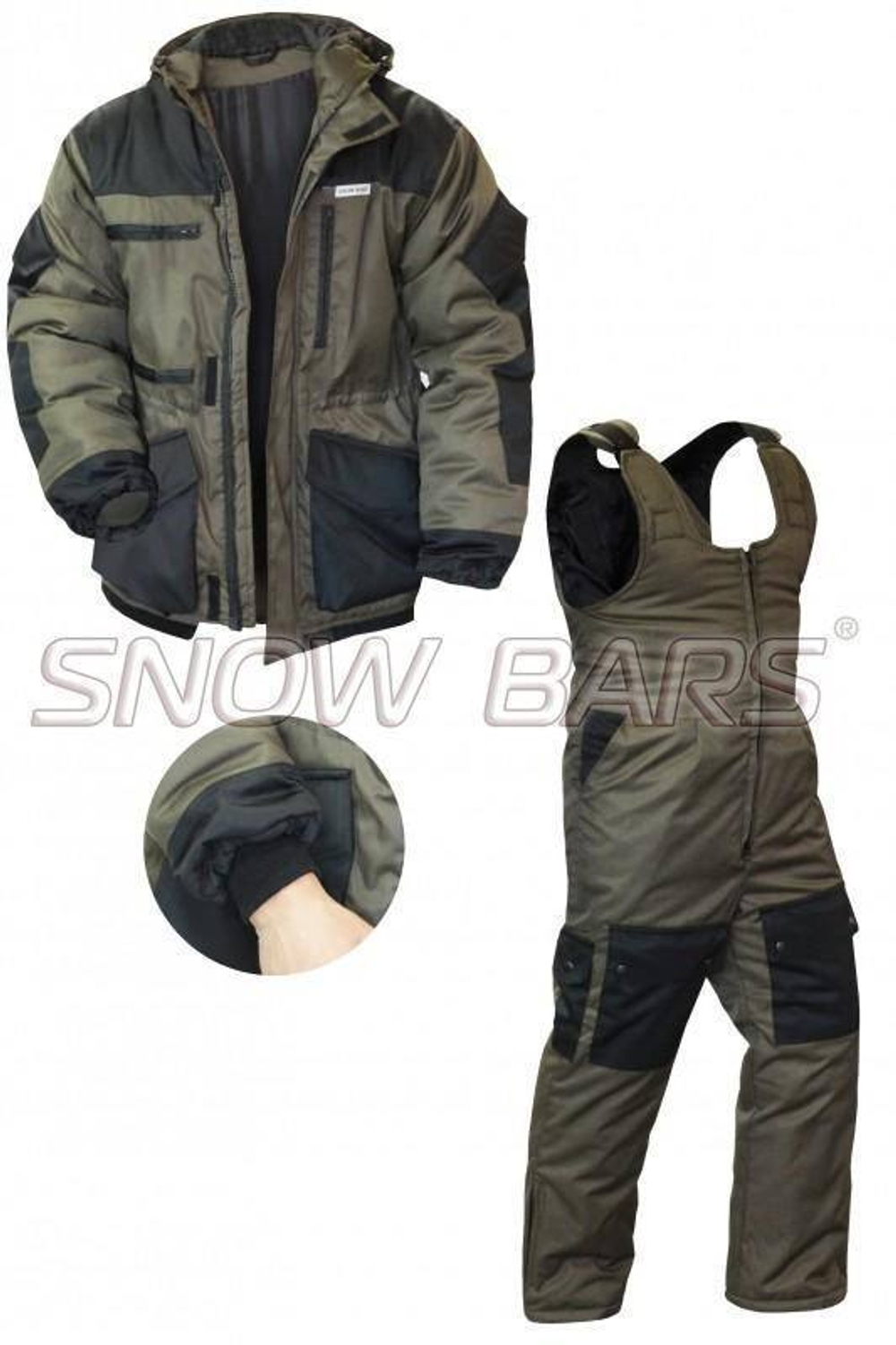 Костюм зимний Горка Хаки Снежный Барс