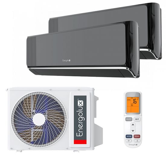 Мультисплит система на 2 комнаты Energolux ESAS07M3_WFB_AR2_DC x 2 / ESAM14M2_AR2_DC2