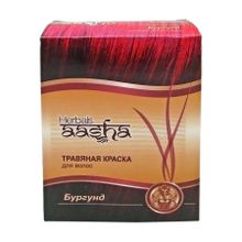 Хна Aasha Herbals с травами, оттенок Бургунд, 60 г