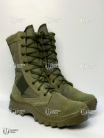 Ботинки с высокими берцами 35 О «RUSH OLIVA» – лёгкие