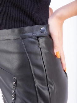 Юбка женская кожаная, юбка из экокожи