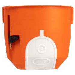 Коробка установочная ЭРА KUU-71-65-unibox двухкомпонентная универсальная оранжевая 71х65мм UniBox саморезы IP30