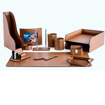 Настольный набор из кожи Cuoietto серии Business из 12 предметов (NBCTab12.3)