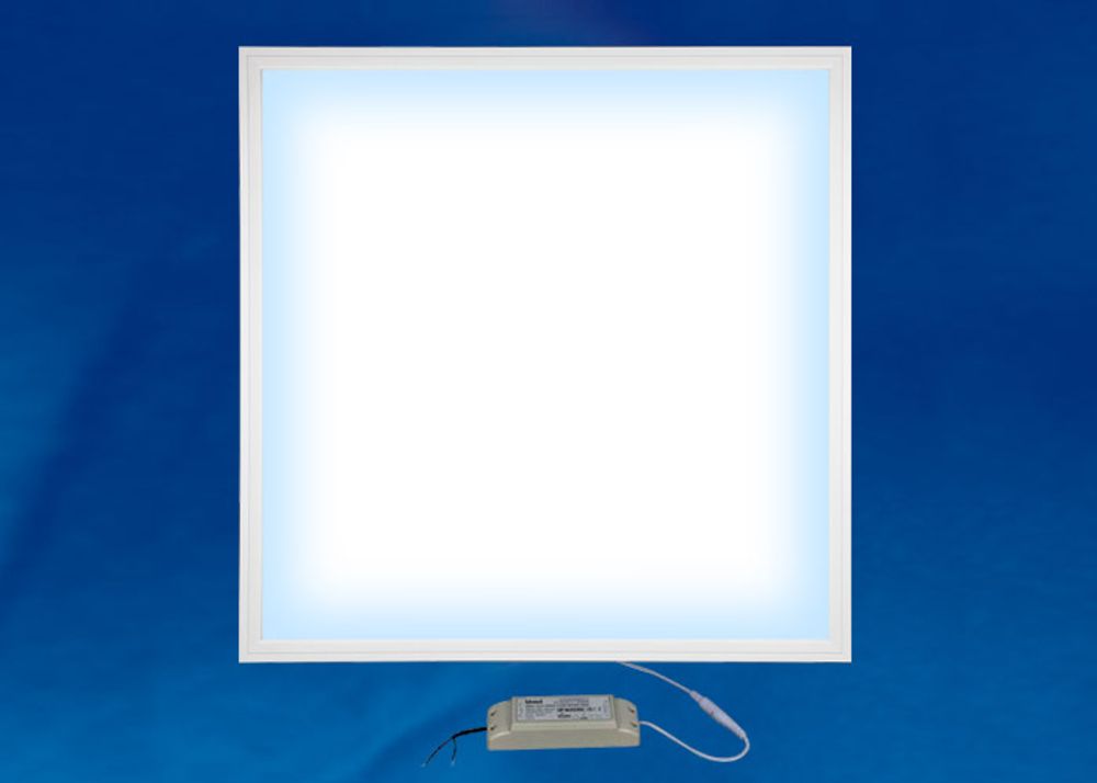ULP-6060-42W/6500K EFFECTIVE WHITE Светильник светодиодный потолочный встраиваемый. Дневной свет (6500K). Корпус белый. В комплекте с и/п. ТМ Uniel.