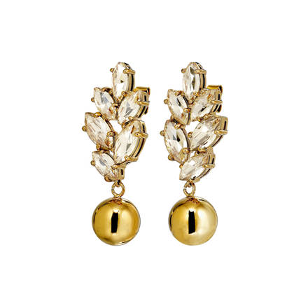 Серьги Dyrberg Kern BALETE SG GOLDEN 470025