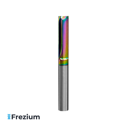 Прямая твердосплавная фреза (8x8x33x75 Z2 DLC)