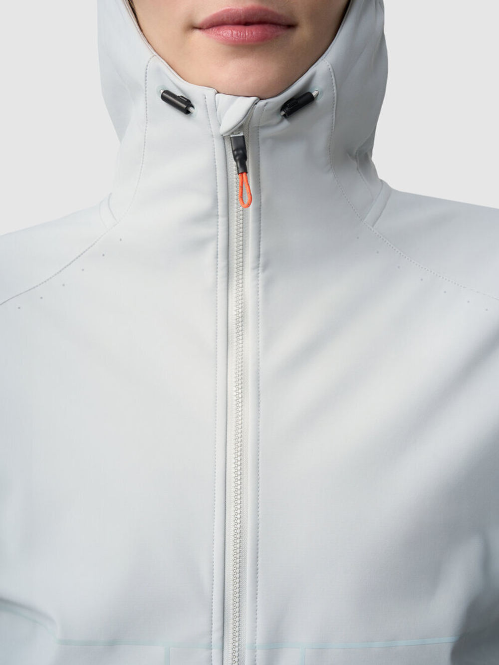 Зимняя беговая куртка GRI Темп 5.0 женская светло-серая