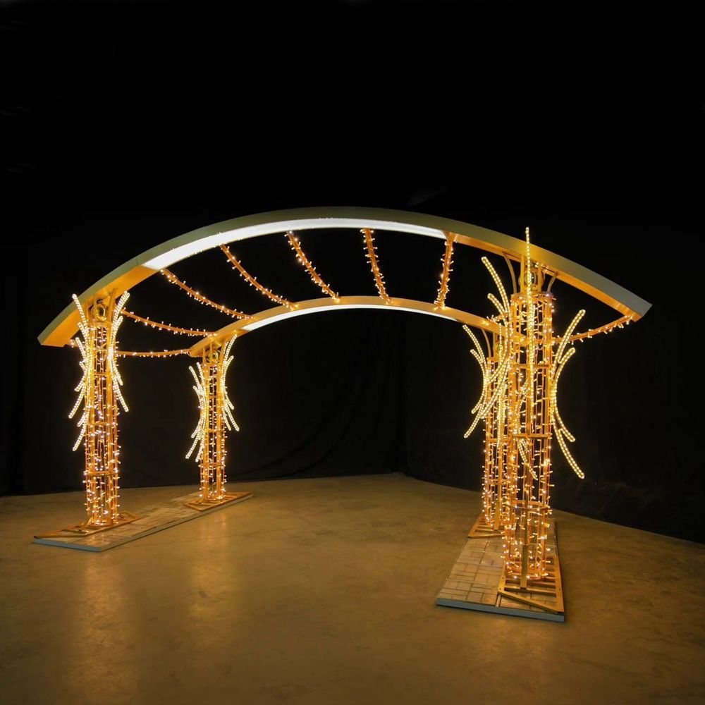 светодиодная конструкция "Пергола" / светящаяся пергола