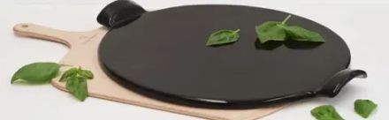 Камень и лопата для хлеба и пиццы Emile Henry (базальт)