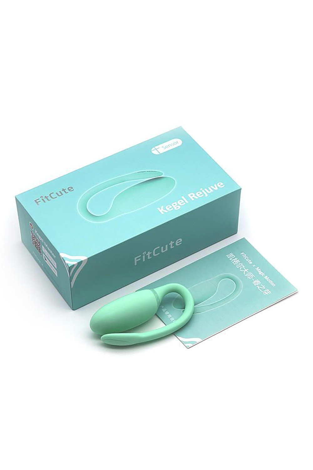 Тренажер Кегеля FitCute Kegel Rejuve бирюзовый 19,5 см