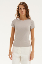 23512 Футболка женская (серый)