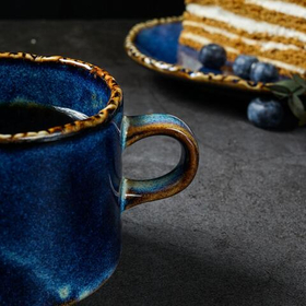 Чашка чайная 230 мл,фарфор,серия "Aqua Blue" P.L.