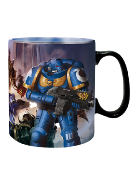 Кружка Warhammer 40K Mug Heat Change Ultramarine & Black Legion