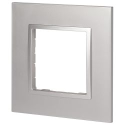Рамка для розеток и выключателей ЭРА Elegance 14-5011-03 Classic, на 1 пост, алюминий