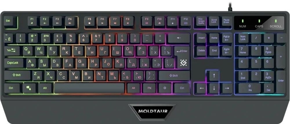 Клавиатура Defender Moldtaur GK-116 черный