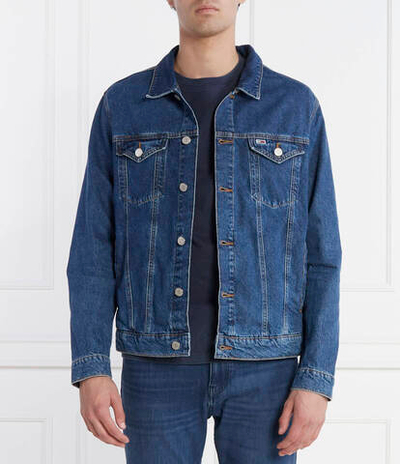 Джинсовая куртка Tommy Jeans - голубой(DM0DM17472)