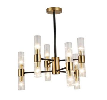 74785/6+6 BLACK+COPPER (1) Люстра (RL)