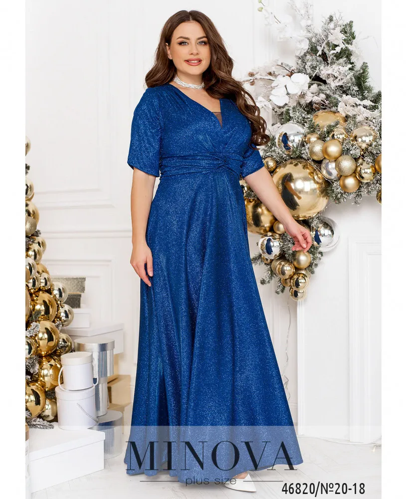 Платье 20-18-Электрик Minova