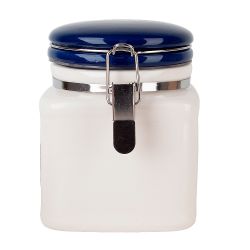 Банка для сыпучих продуктов (клипс) " " 11,5х9,5х11,5см v=480мл (подарочная упаковка)