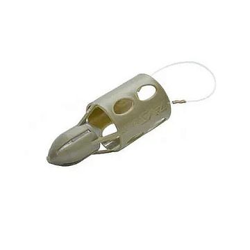 Кормушка фидерная пл. X-FEEDER ZEUS PL GREEN BULLET FANTOM 080 г (35 мл, цвет хаки, овалы)