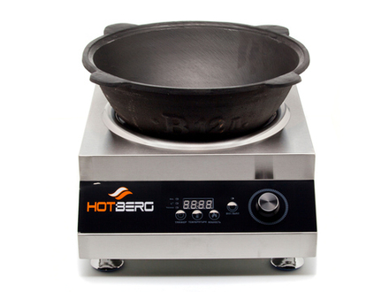 Вок индукционная плита Hotberg DB3500DW, 3.5 кВт. Без импульсная