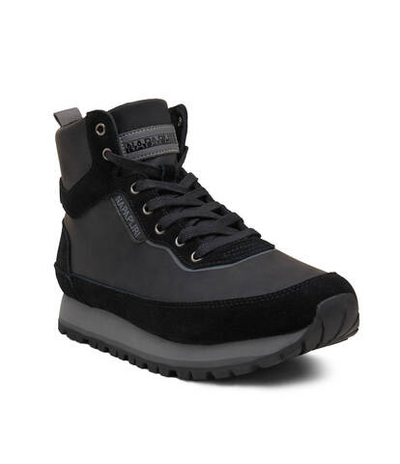 Кожаные высокие сапоги snowjog01 Napapijri - графитовый(NP0A4HUZ)