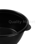 Одноразовый контейнер пластиковый 500 мл черный К-144 ПП