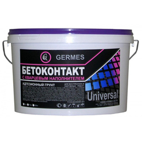Грунтовка Гермес адгезионная Бетоноконтакт с кварцевым наполнителем 7 кг