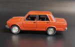 Модель автомобиля "ВАЗ-2105" в масштабе 1:43, родная коробка, металл, пластмасса, СССР, 1970-1990 гг.
