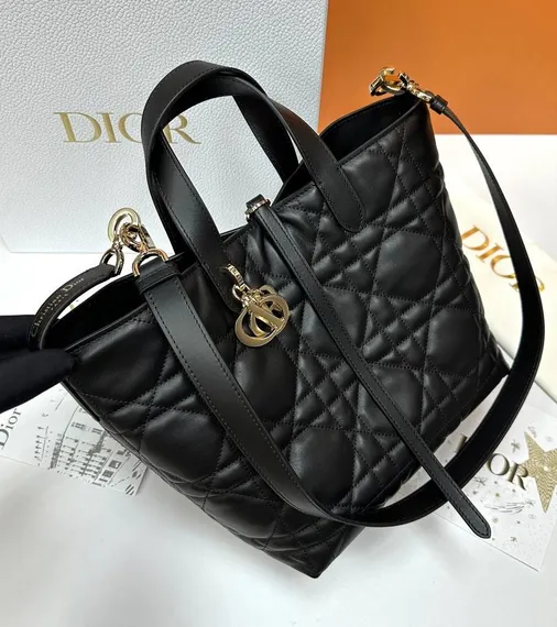 Сумка Dior Toujours вертикальная, черный