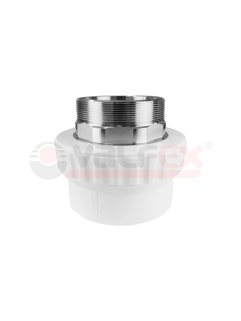 Муфта переходная с наружной резьбой 50х1 1/2дюйм под ключ (12/4) VALFEX 10135050