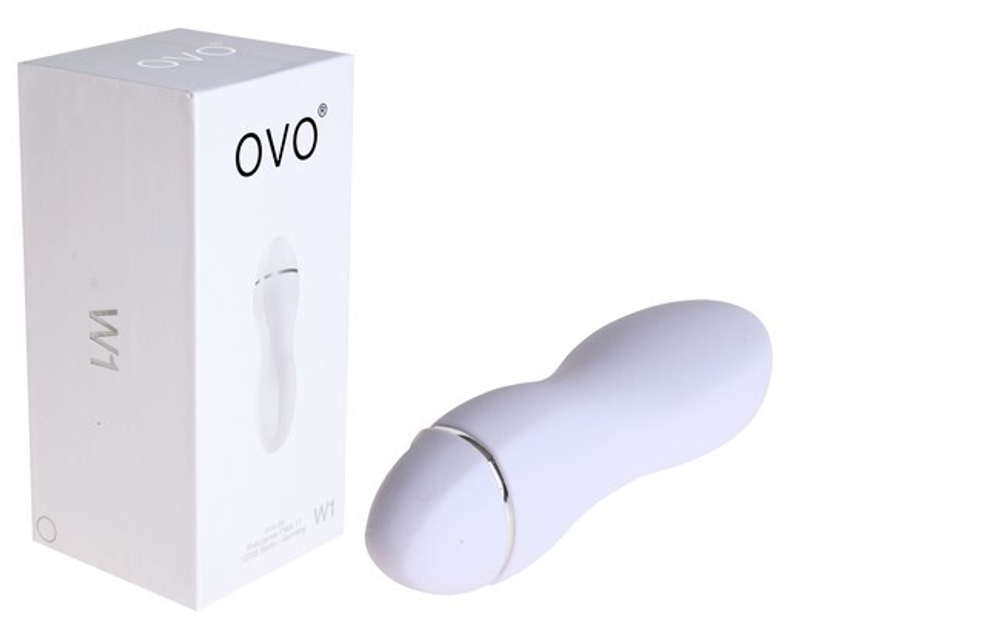 Водонепроницаемая вибропуля белая OVO (Цвет: белый)