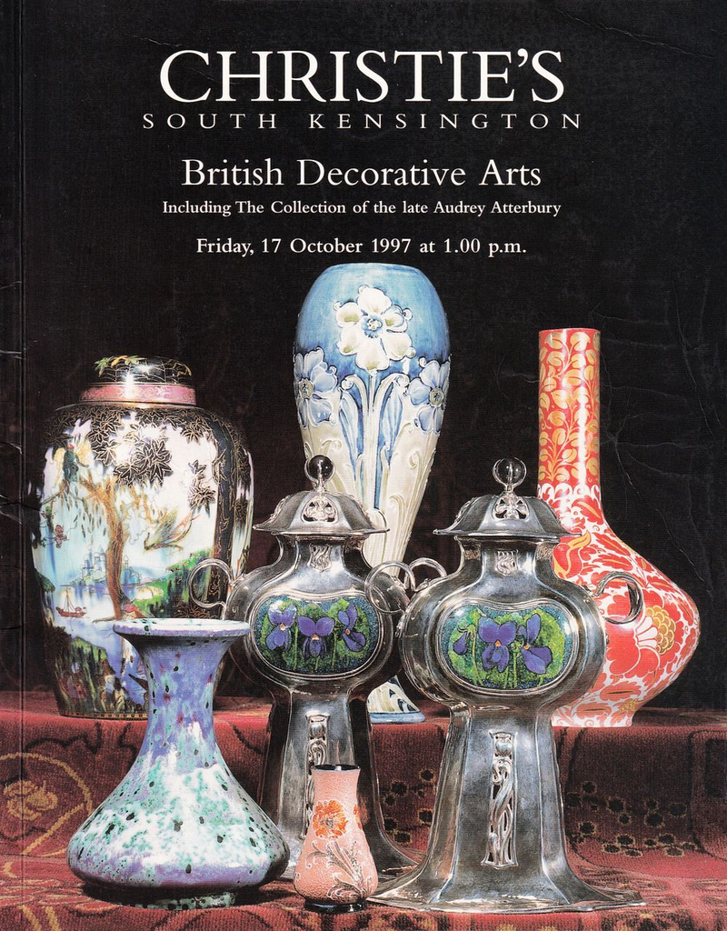 Каталог аукциона Christie's, Лондон, Британское декоративно-прикладное искусство от 17 октября 1997 года