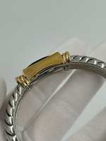 Браслет биколор с чёрной вставкой