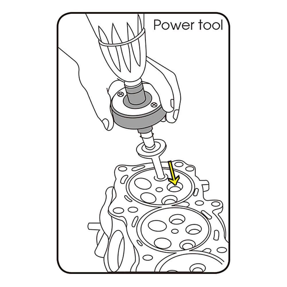 KING TONY (9AH0331) Приспособление для притирки клапанов на дрель, 3 предмета