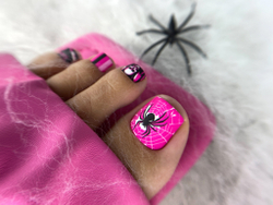 Crazy Manic Плёнки для ногтей для педикюра pink death p