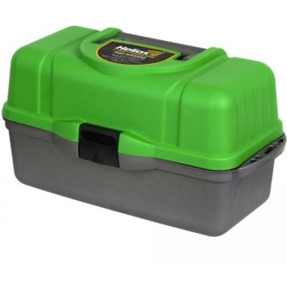 Ящик рыболова Helios трехполочный зеленый