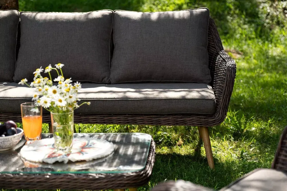 "Прованс" лаунж-зона плетеная из искусственного ротанга, цвет коричневый