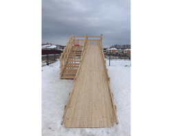 Зимняя горка TORUDA Север wood-8 (скат 9 м)