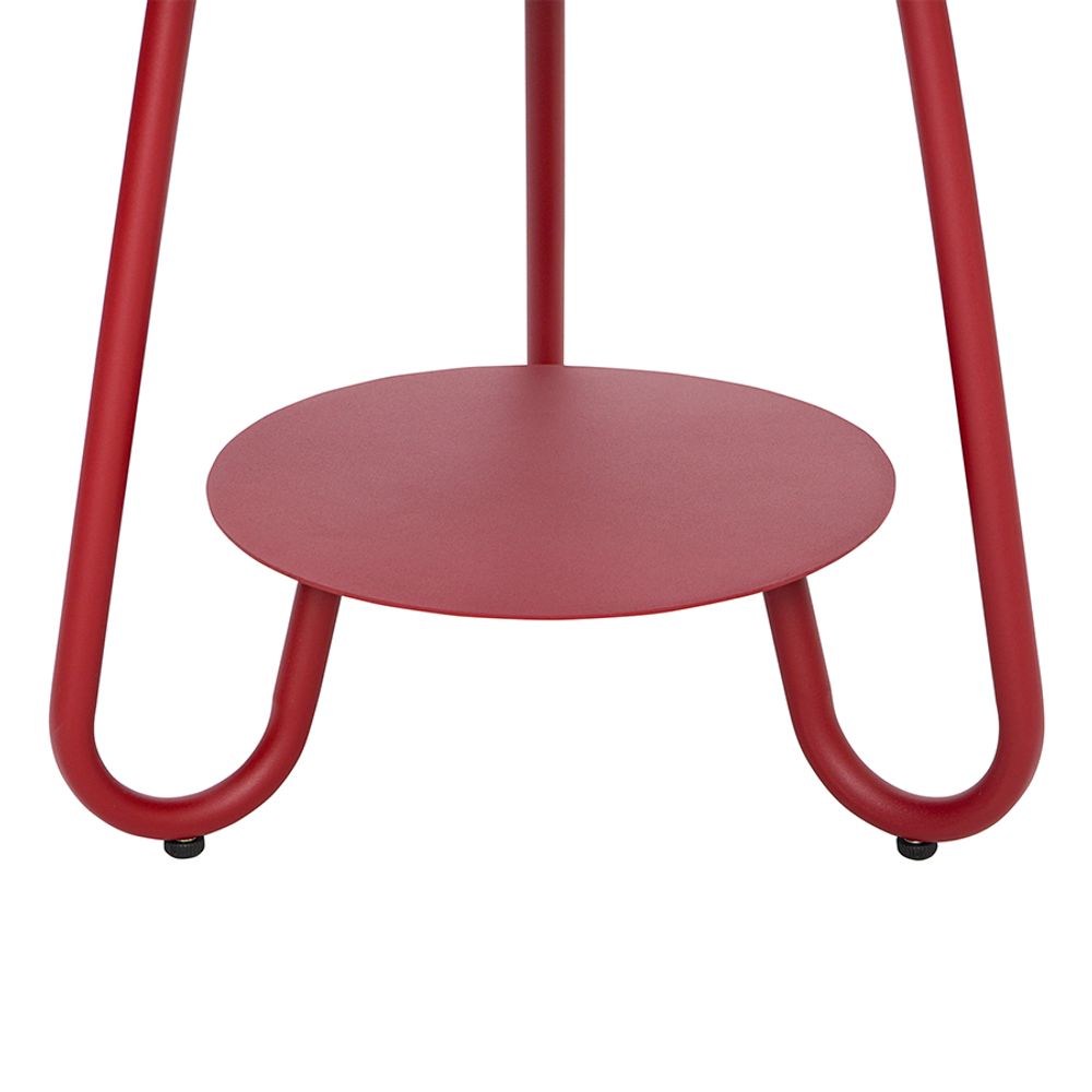 Столик Stian, Ø50 см, красный