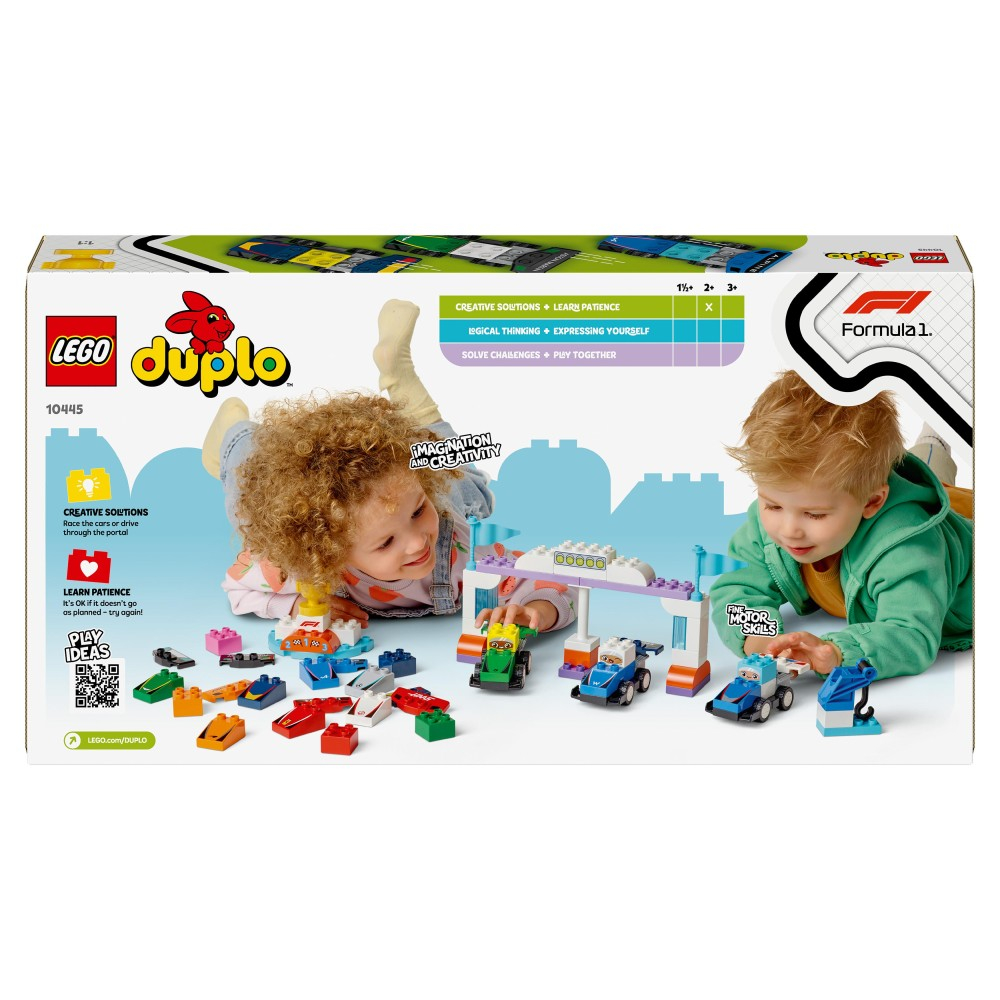Конструктор LEGO DUPLO Town 10445 Болиды и гонщики Ф1 — фото 4