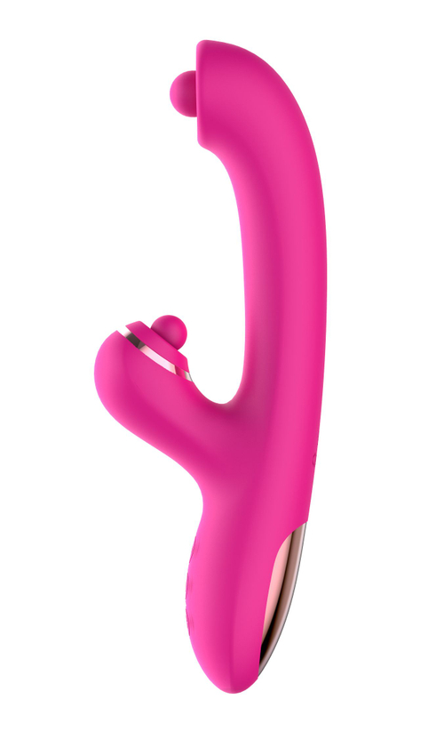 Вибратор для точки G Secwell, кролик, розовый, 12,5 см